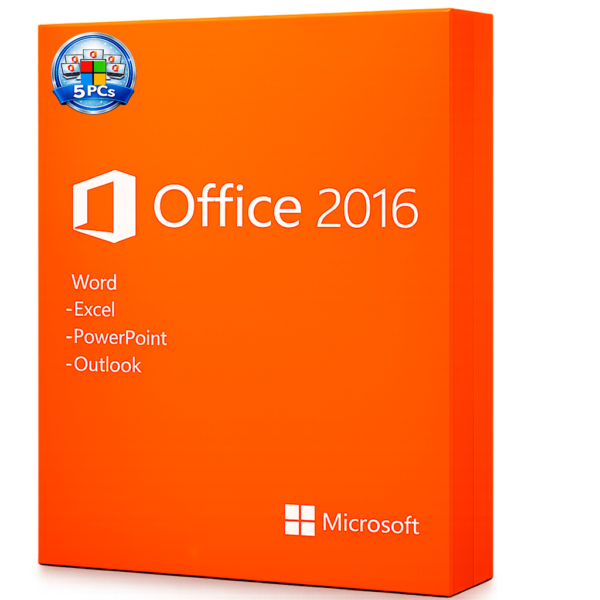 OFFICE 2016 (5 PCs) PROFESSIONAL PLUS