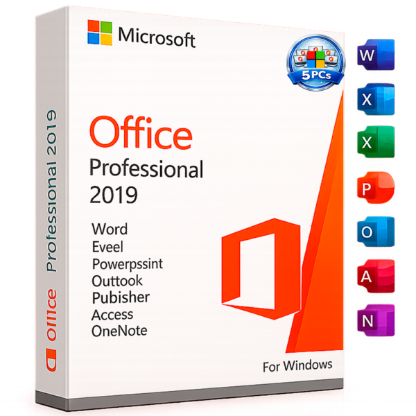 OFFICE 2019 (5 PCs) PROFESSIONAL PLUS